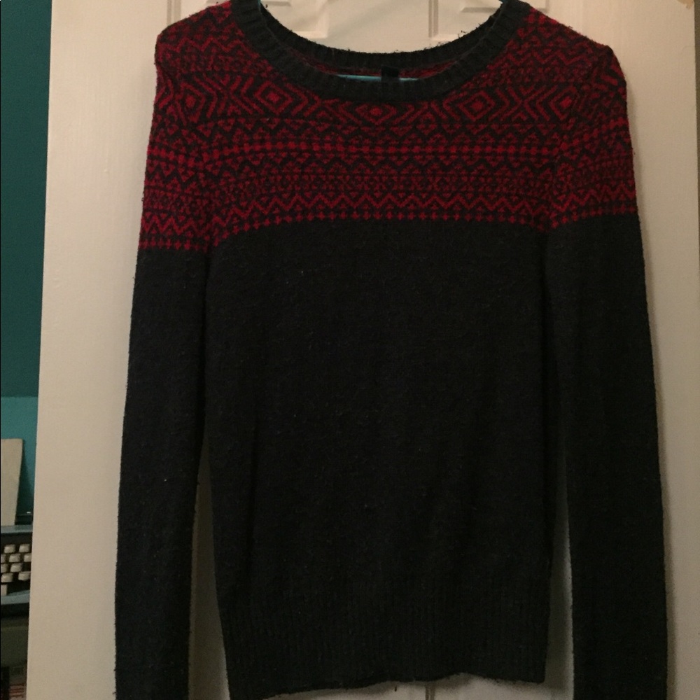 Red and Blue Sweater